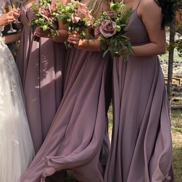 Lulu's All About Love Taupe Maxi Dress (Large) - Picture 3 of 9